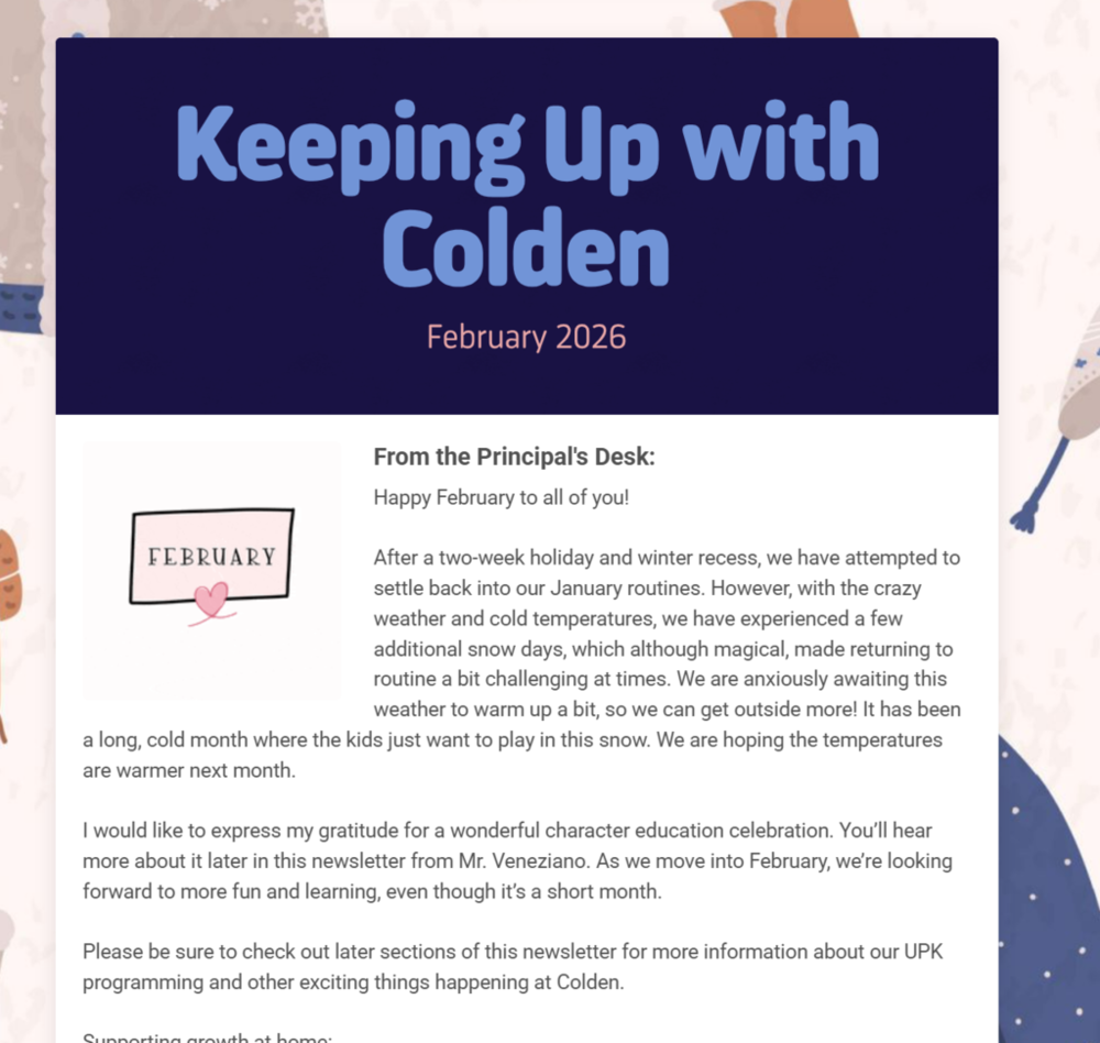 Keeping up with Colden