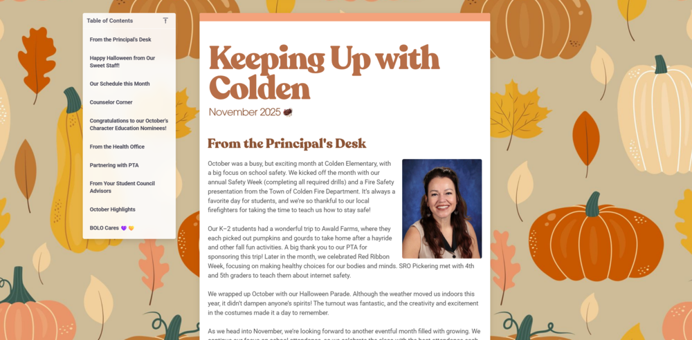 keeping up with colden