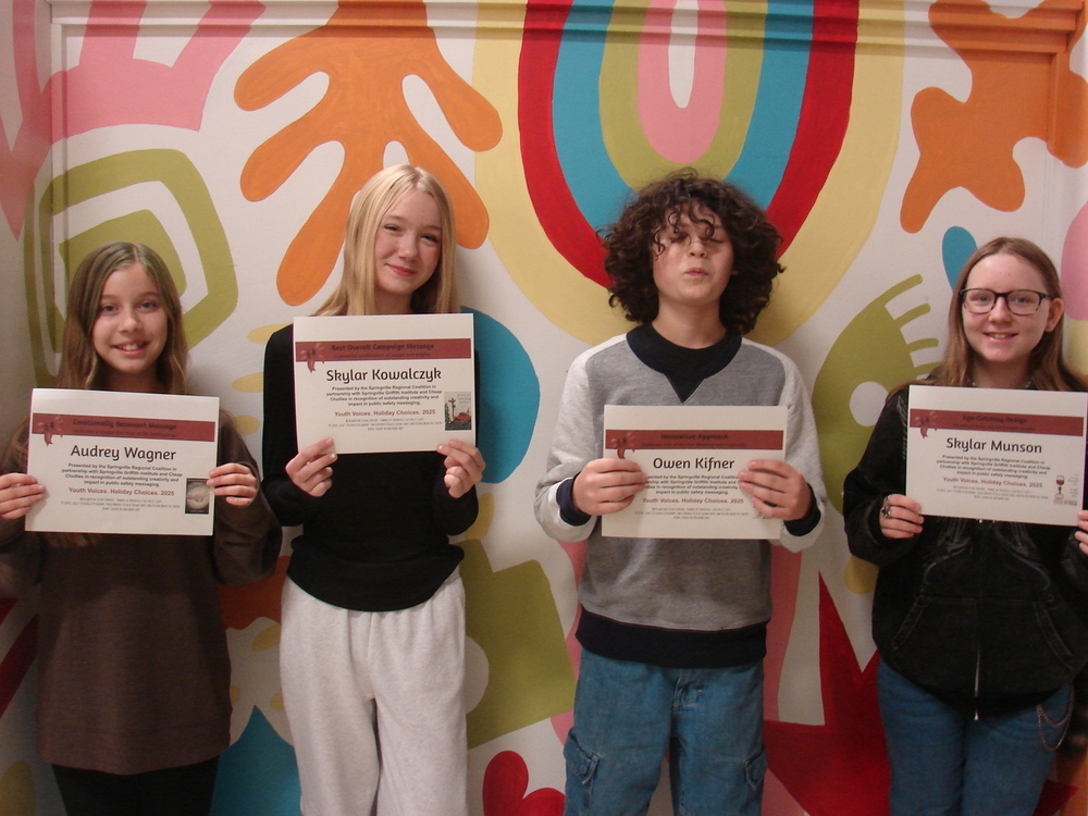 Youth Voices Holiday Choices - MS Winners