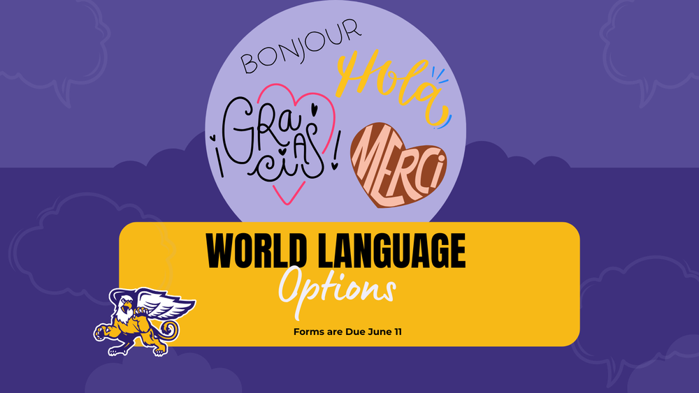 World Language Options Due June 11