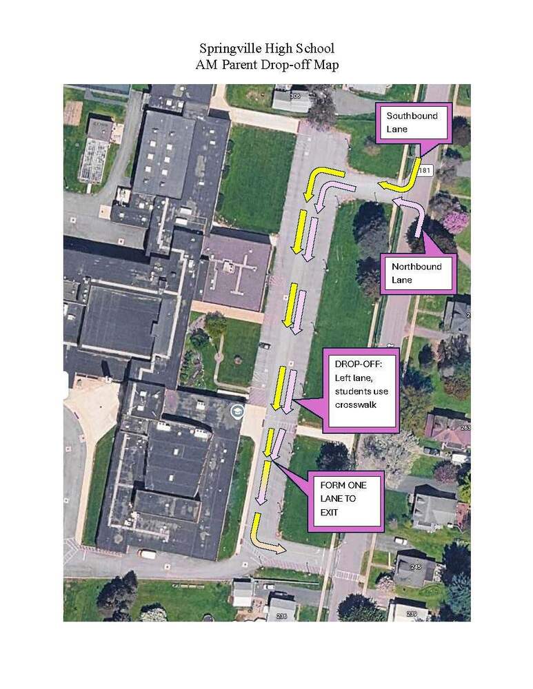 New SHS Drop Off
