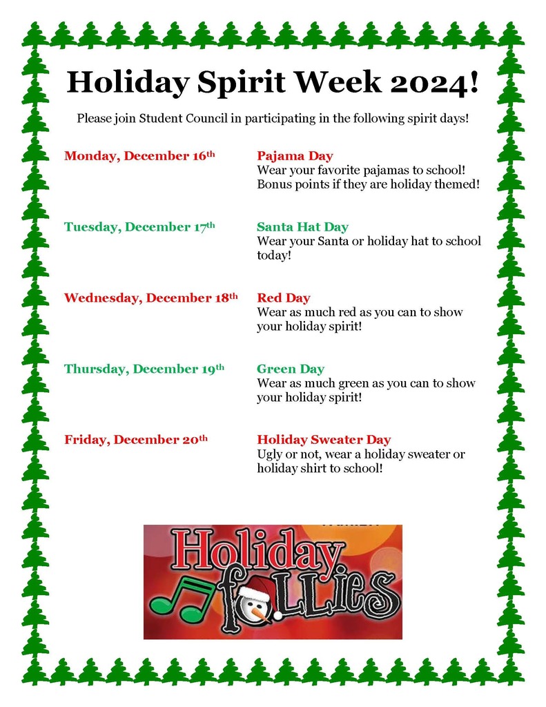 holiday spirit week