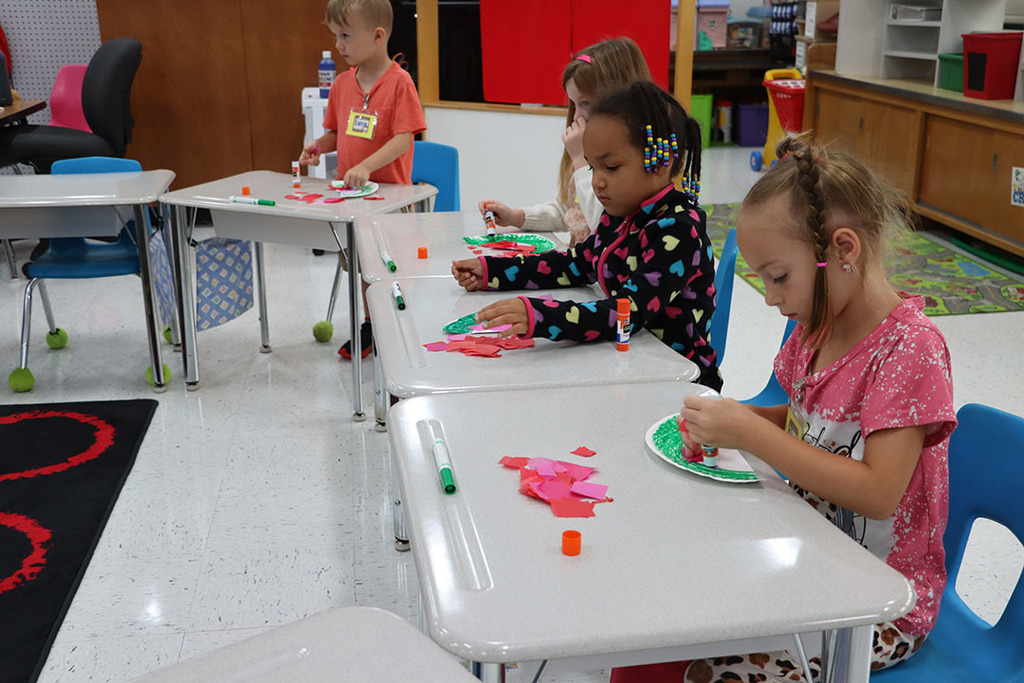 SES Kindergarten watermelon craft