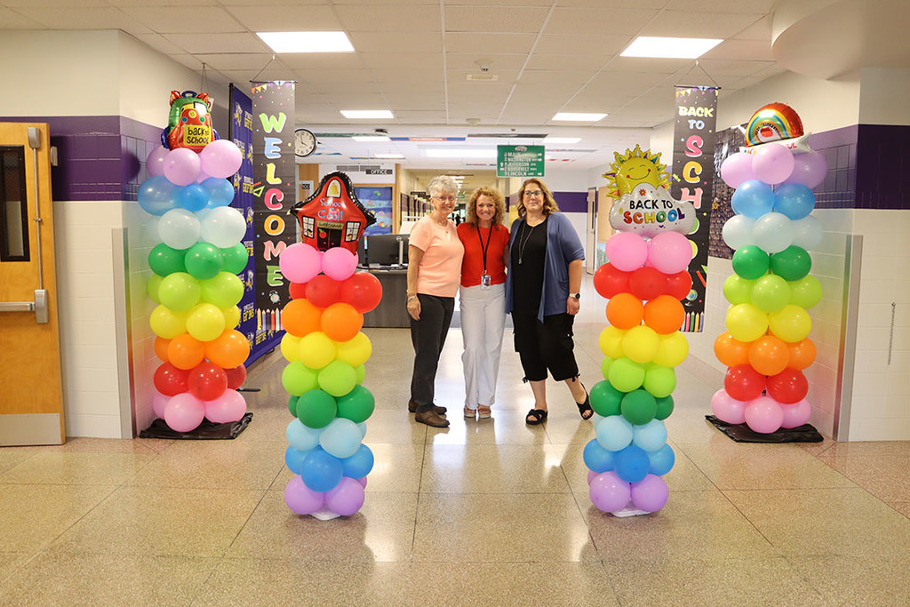 Balloons with Brenda, Amy and Stacy