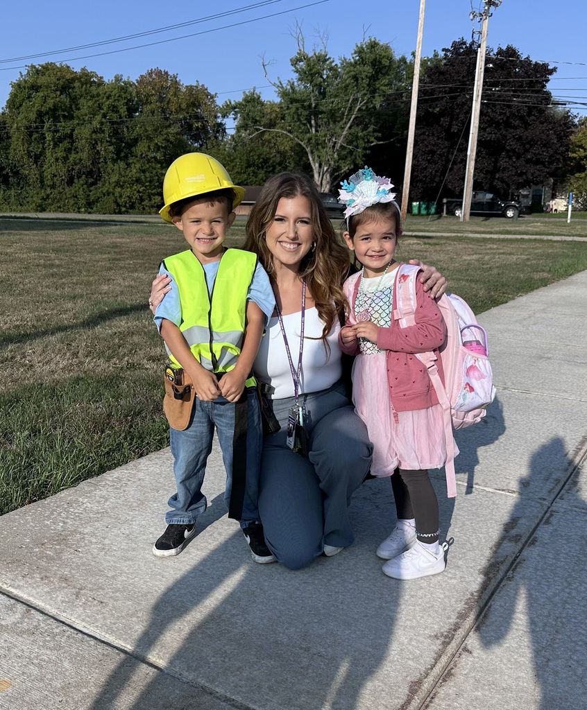 construction worker and ballerina