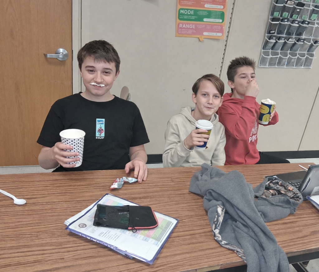 students get hot cocoa