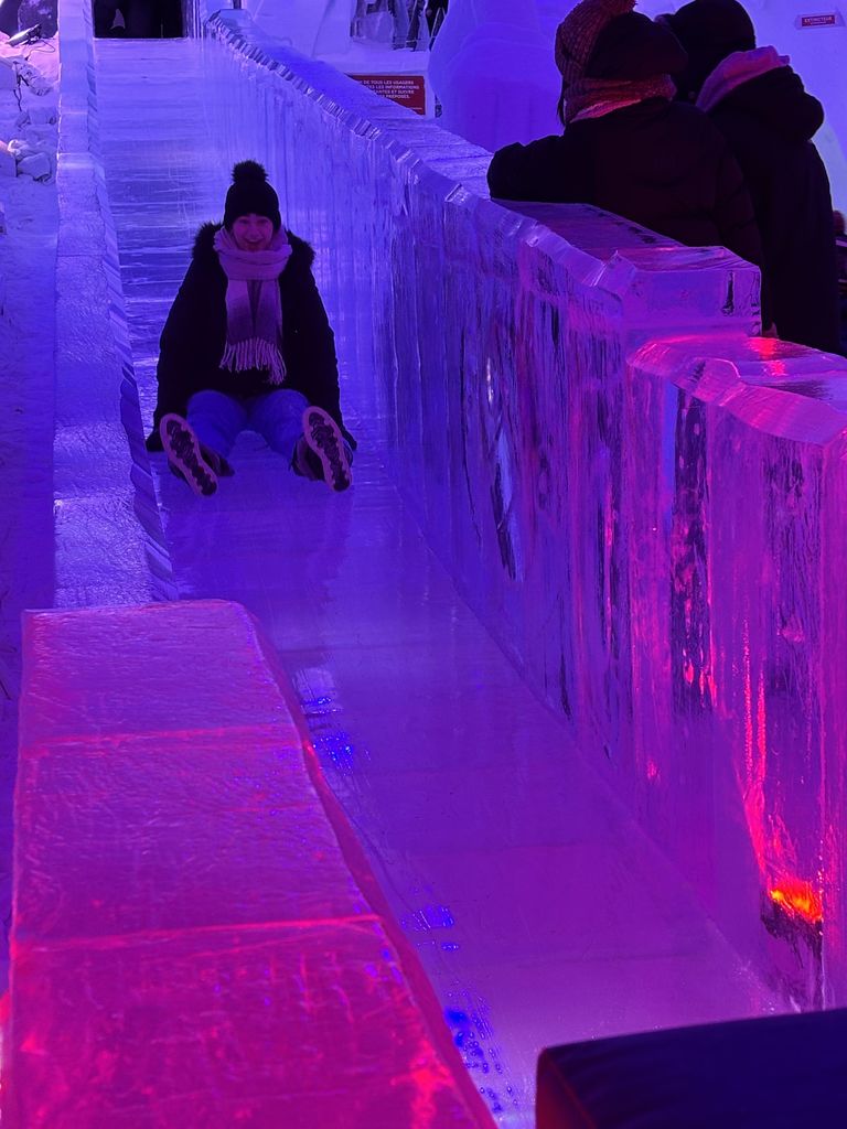 ice hotel slide