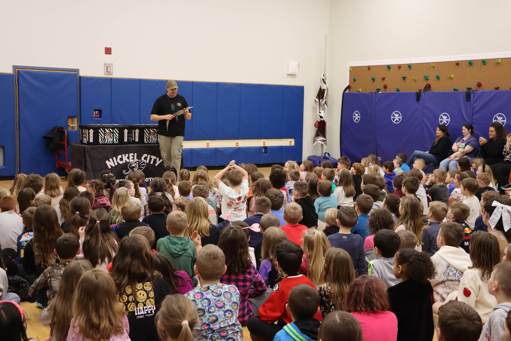students see a crocodile