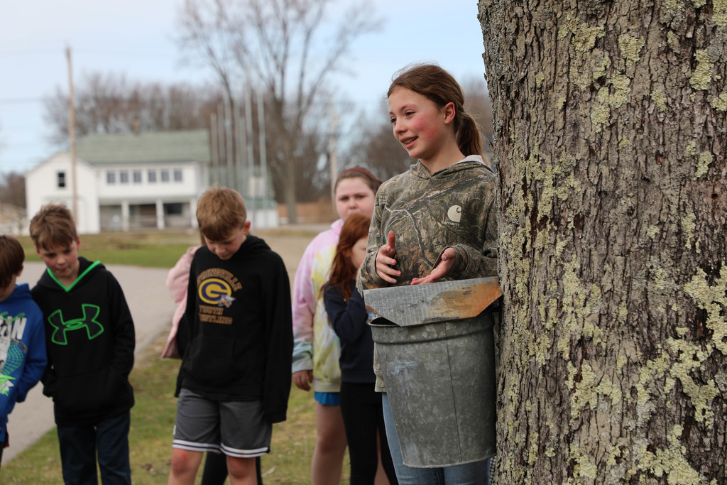 a fifth grader shows the sap