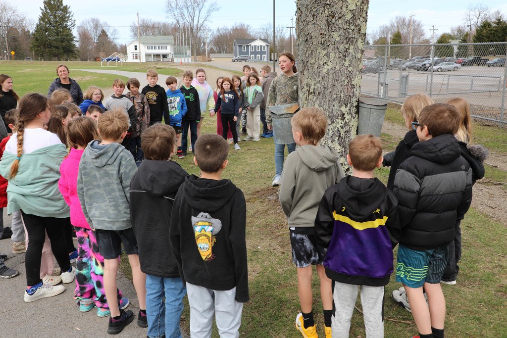 a fifth grader shows the sap