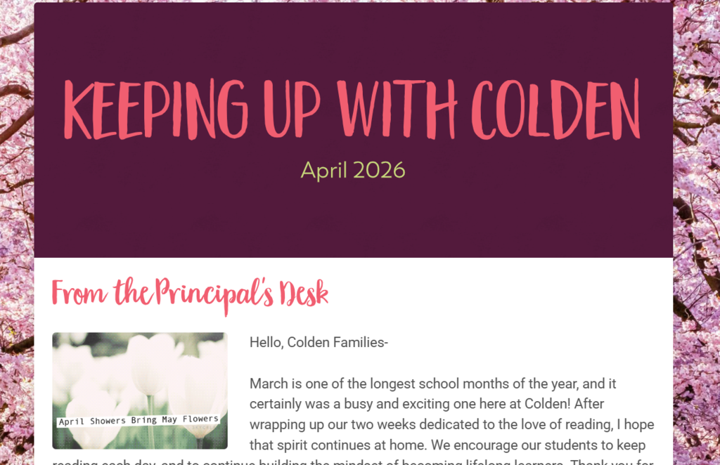 Keeping Up with Colden