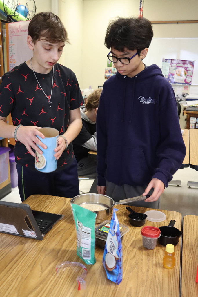 students make oatmeal
