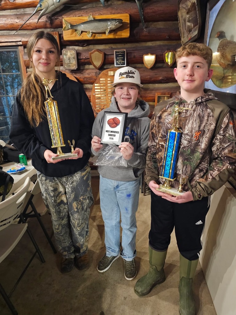 Sage, Gannyn and Blake with their awards.