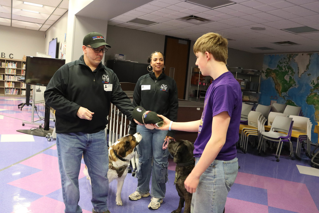 WNY Heroes with a student. 