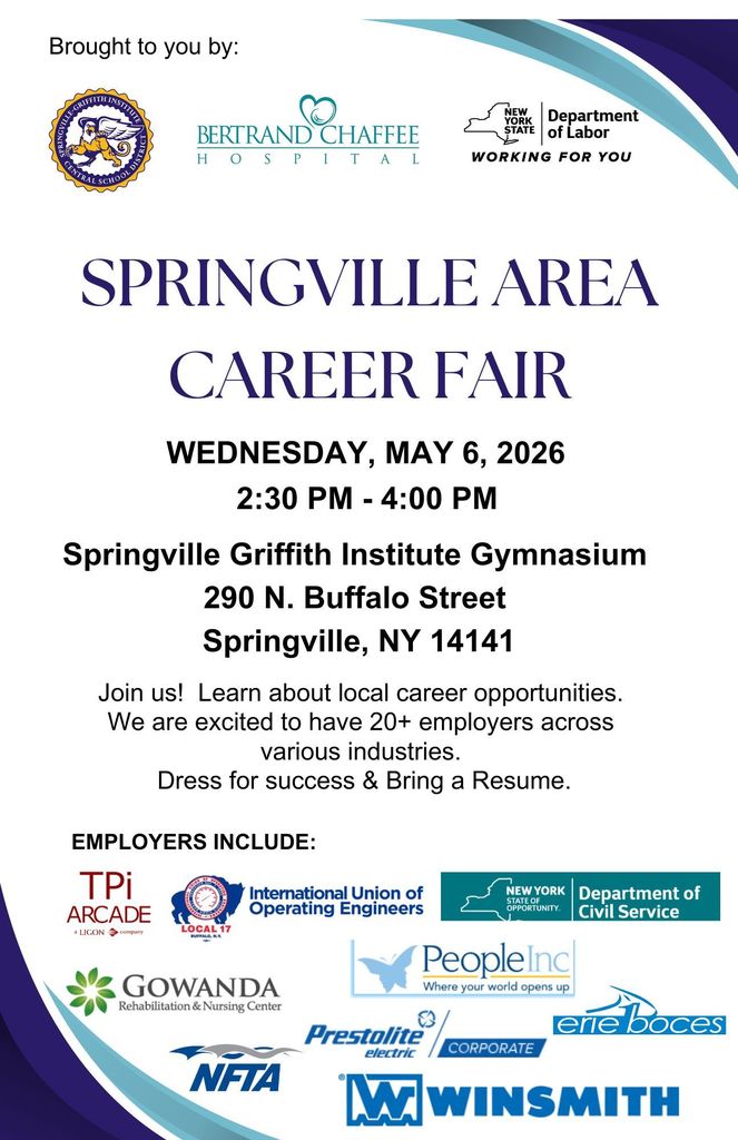 Springville Area Career Fair May 6