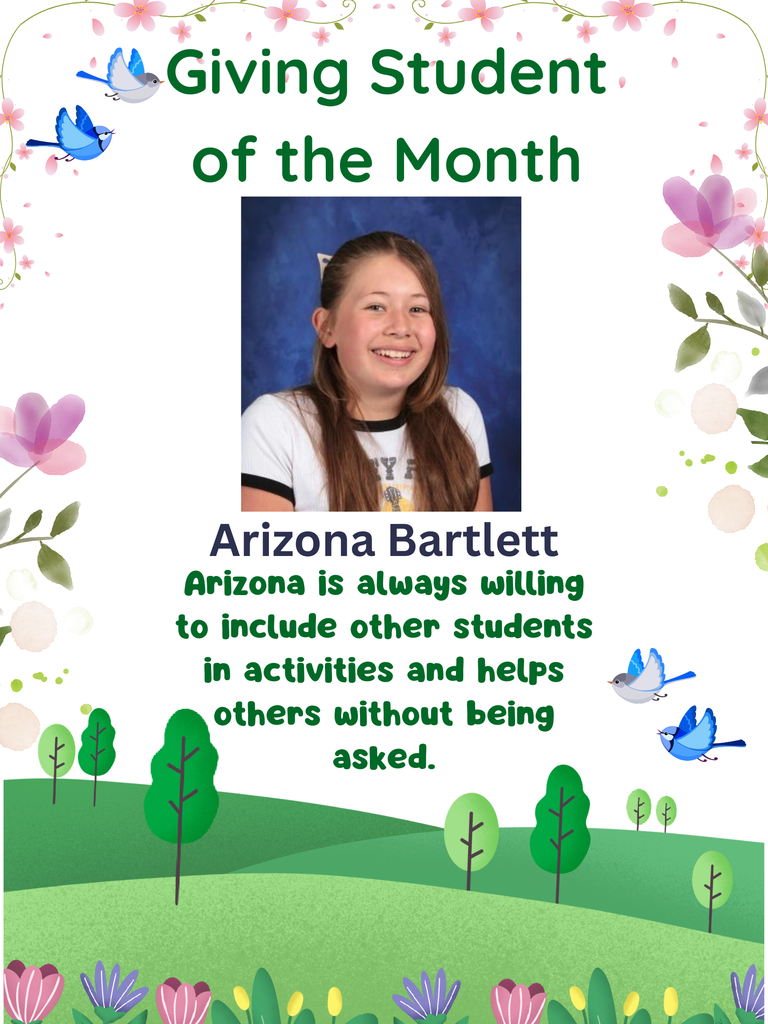 Giving Student of the Month Arizona