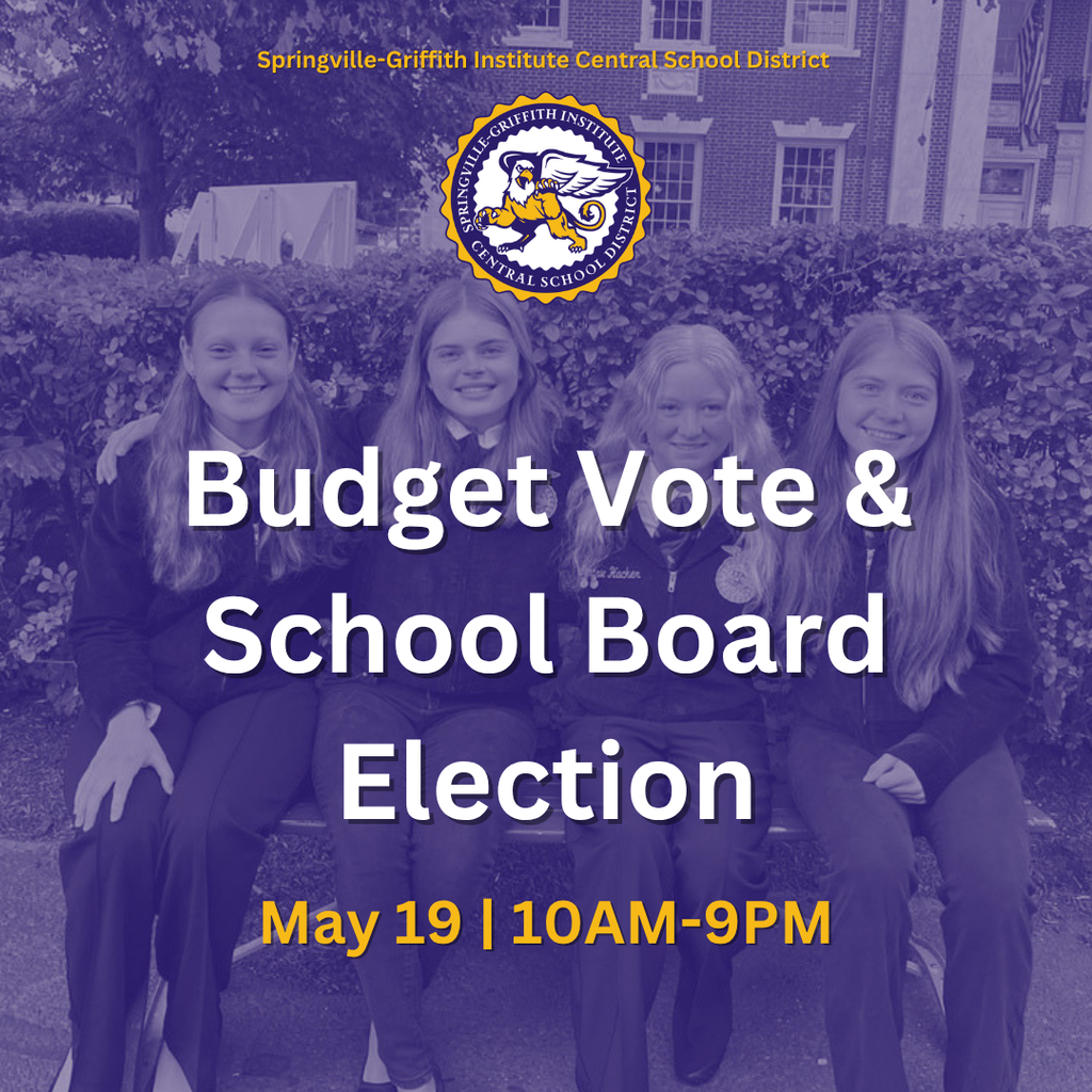 Budget Vote and Election May 19 from 10am-9pm