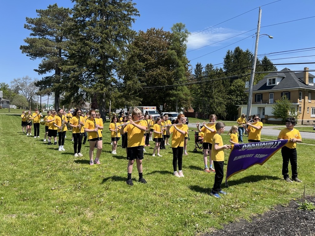 SES band getting ready for the parade.