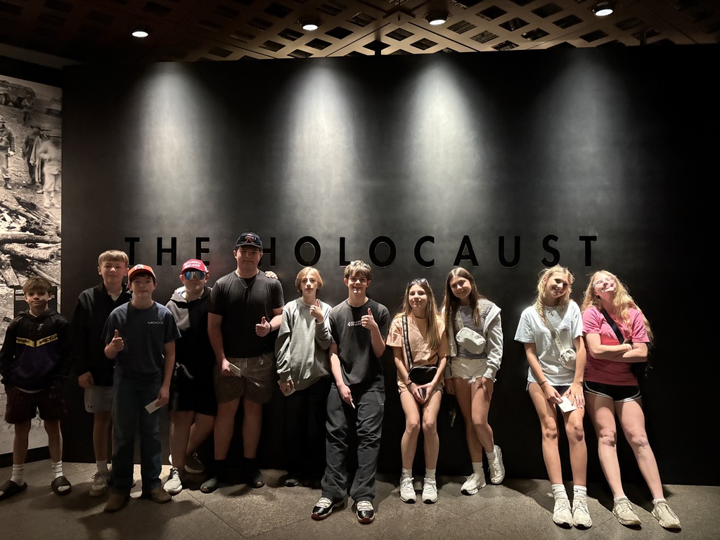 at the Holocaust museum