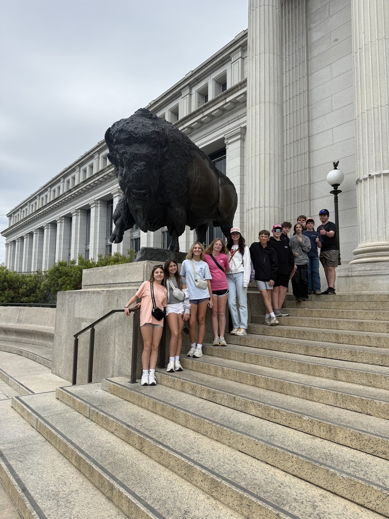 outside the natural history mueum.