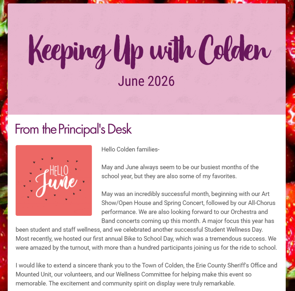 keeping up with colden