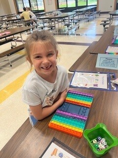 Student at Math Night