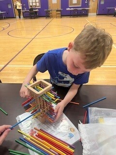 Student at Math Night