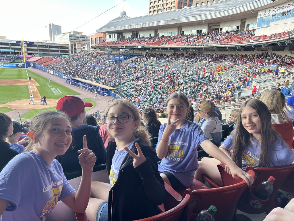 Students at the Bison's Game.