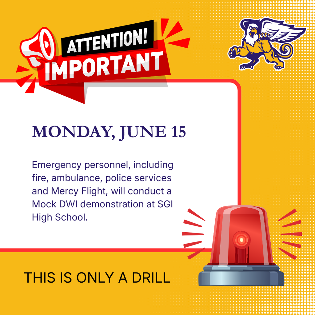 Mock DWI Drill on Monday