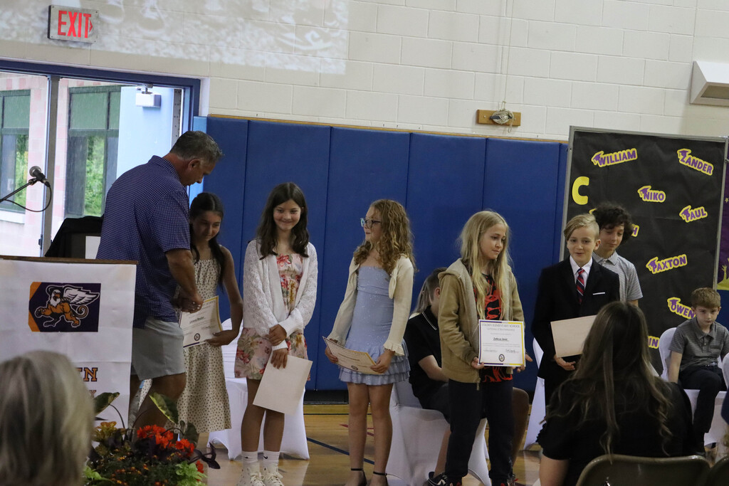 Athletic sportsmanship awards. 