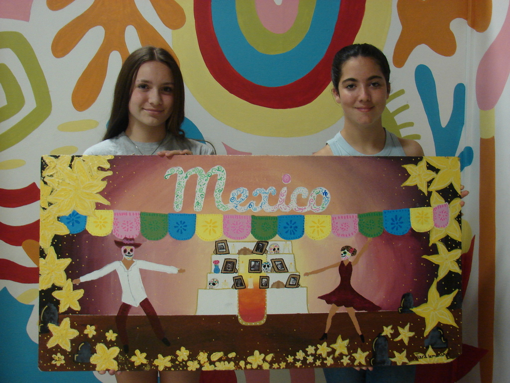 Ceiling tile art for Mexico