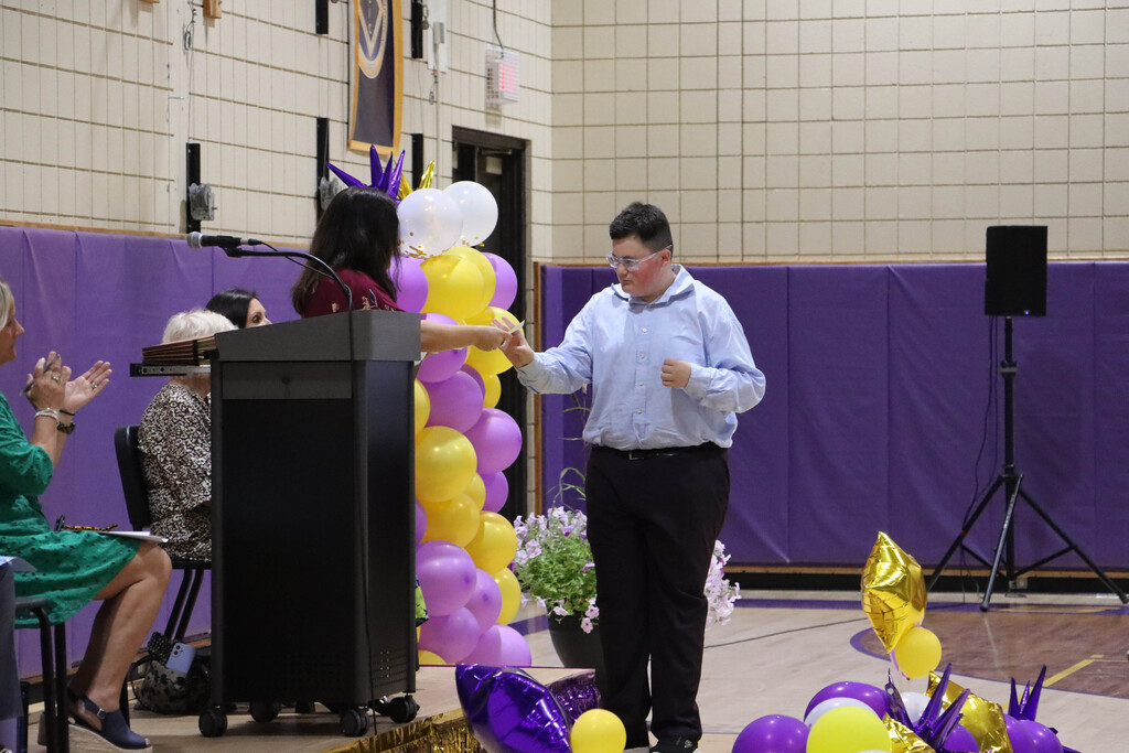One of the Kirkendall award winners.