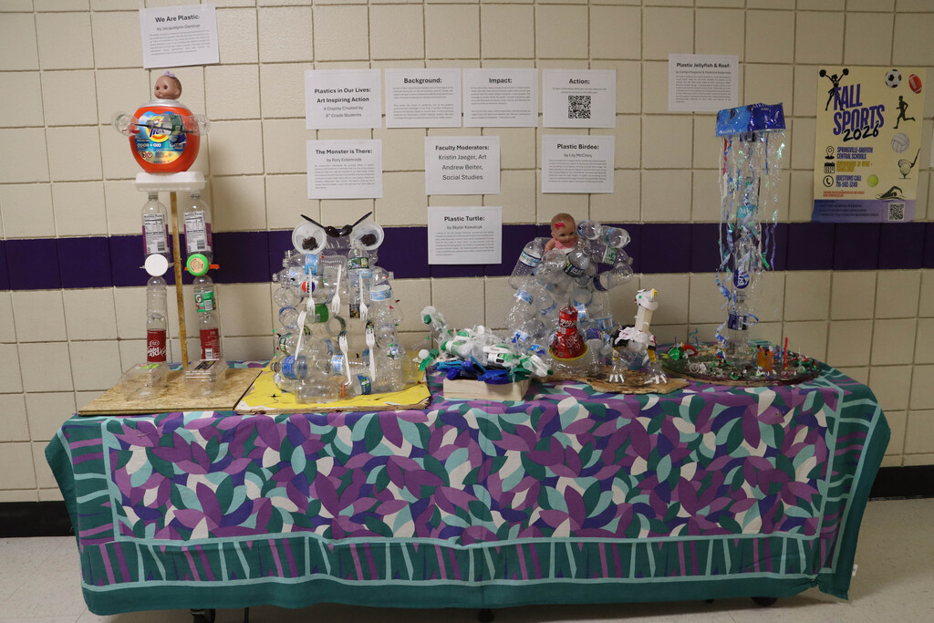 plastic sculptures
