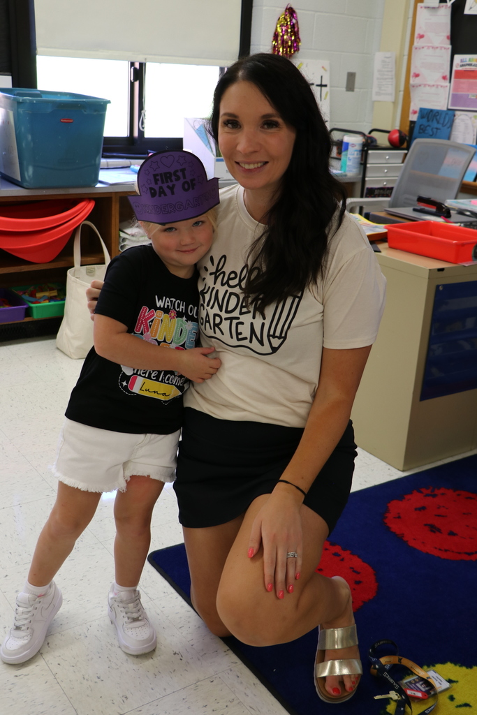 First Day of Kindergarten at CES.