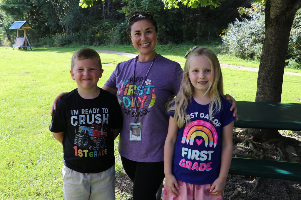 First day of first grade at CES.