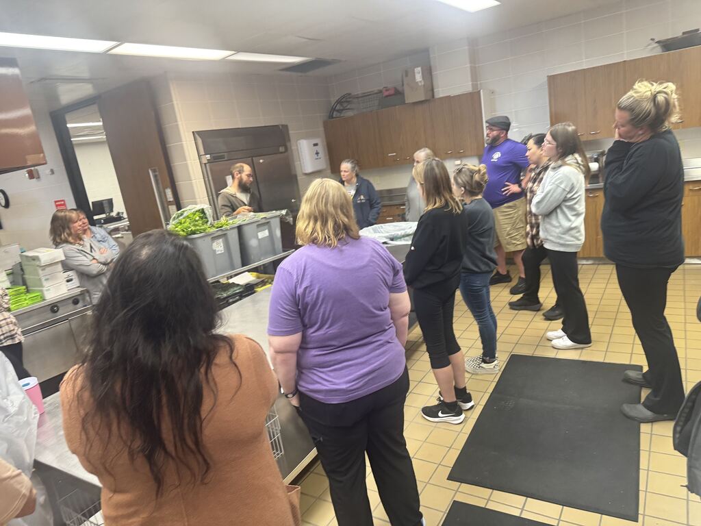SGI Culinary learning from Dirt Rich Farms