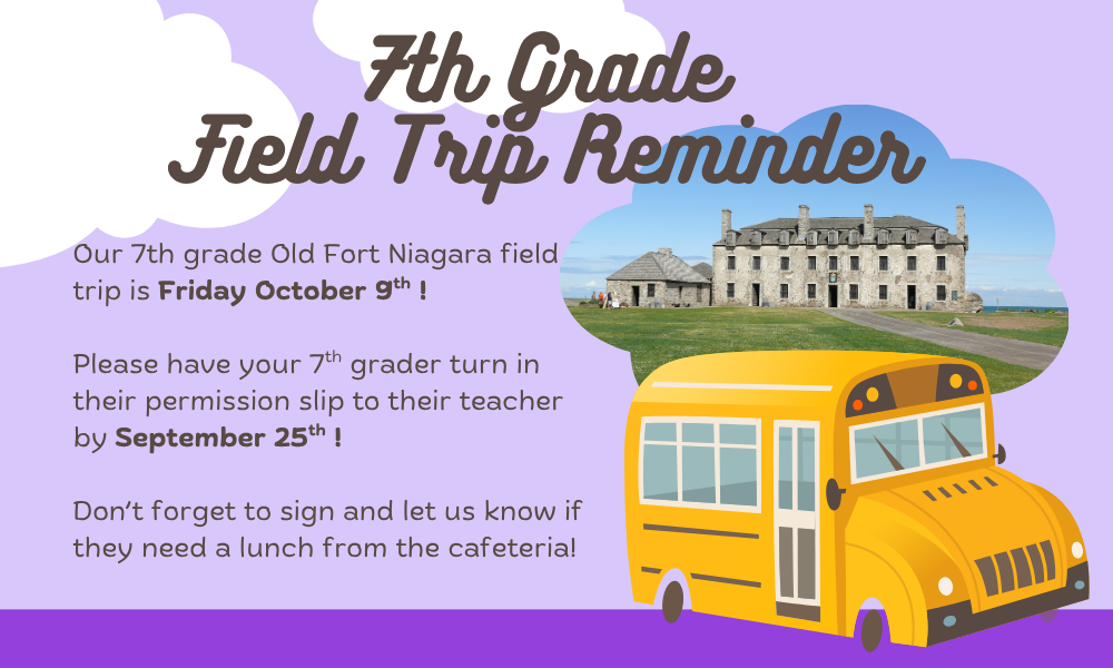Old fort niagara trip reminder