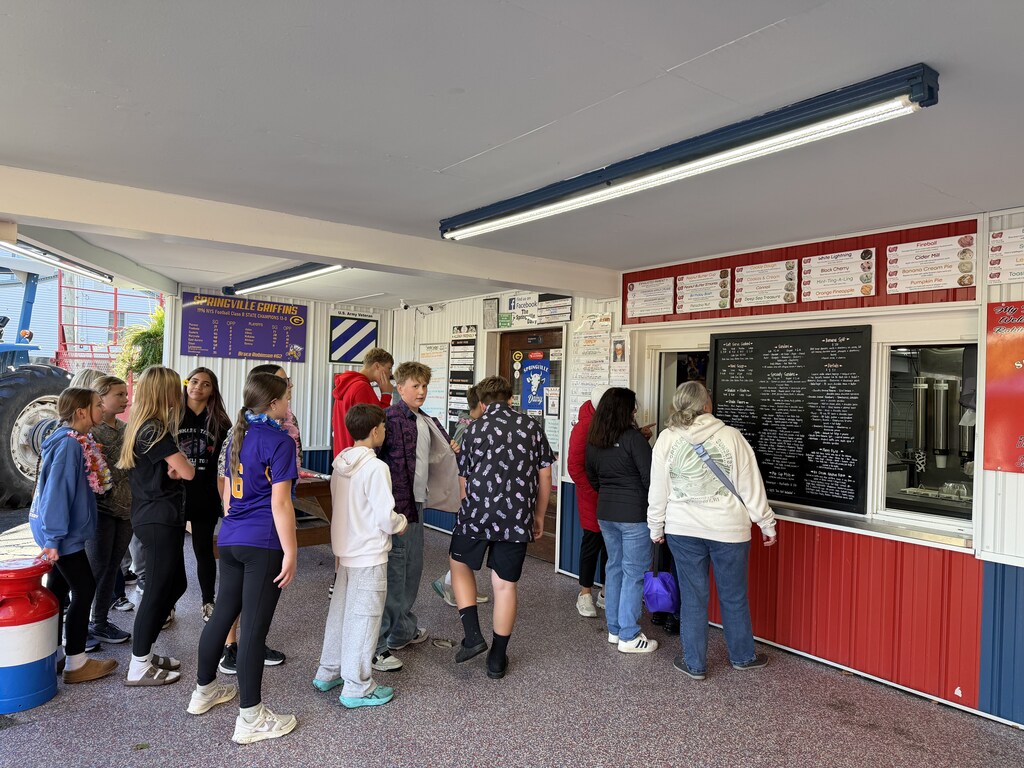 students at the dairy