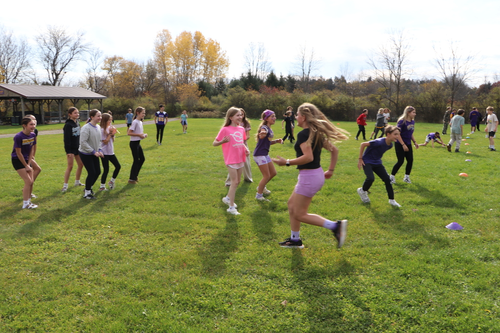 Students play capture the flag