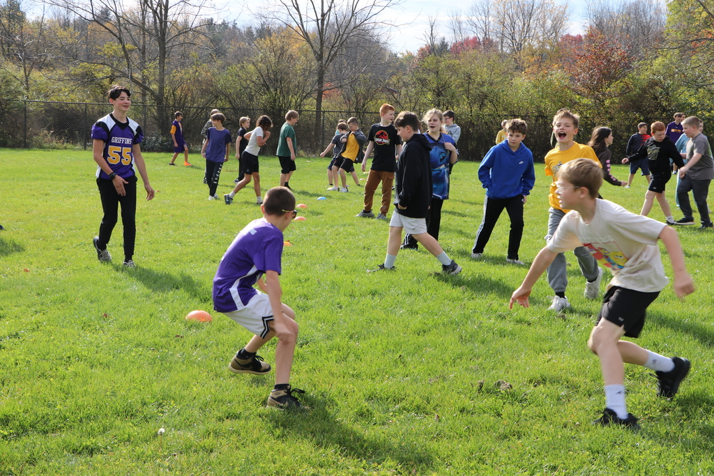 Students play capture the flag