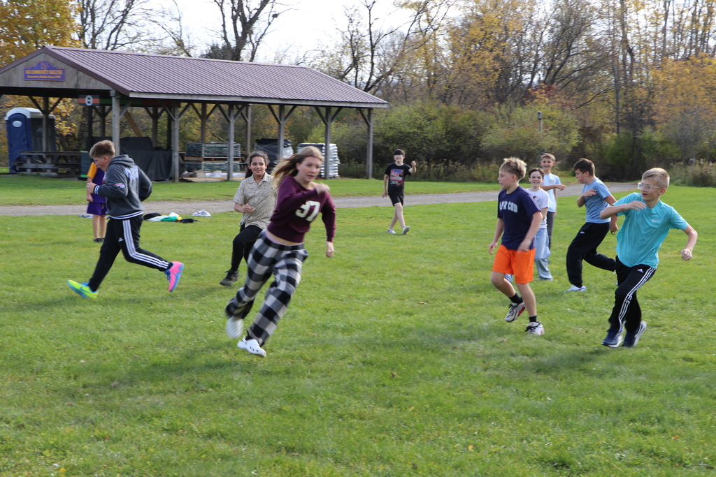 Students play capture the flag