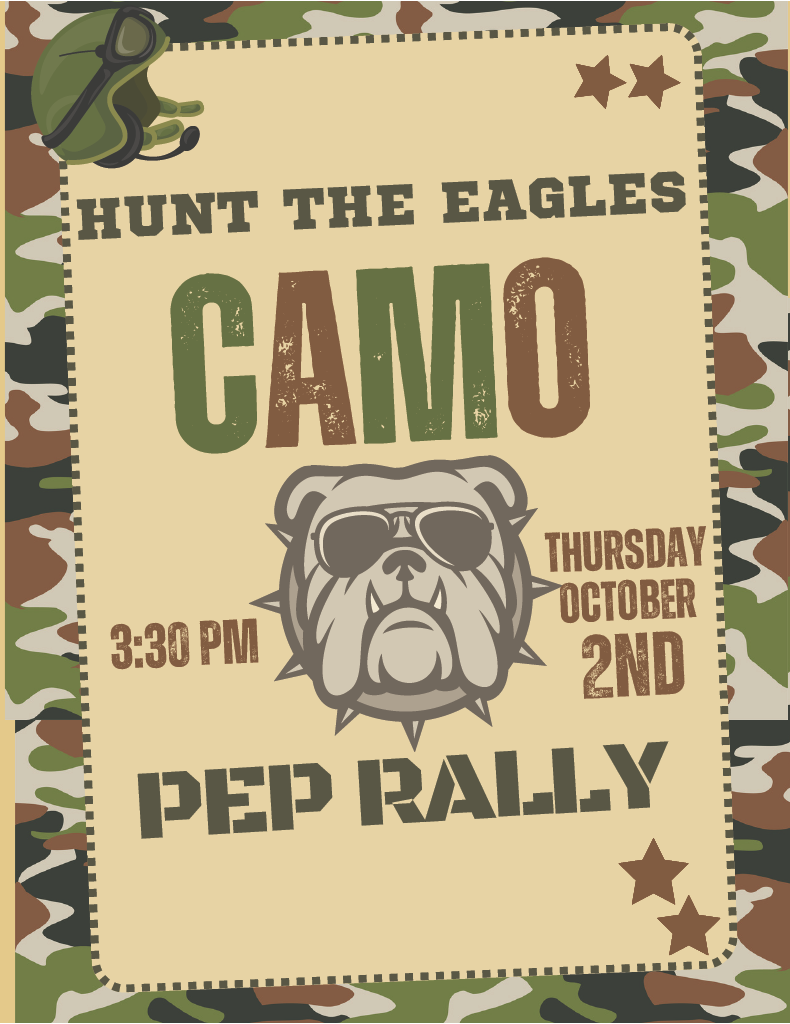 Camo Pep for Spur ISD