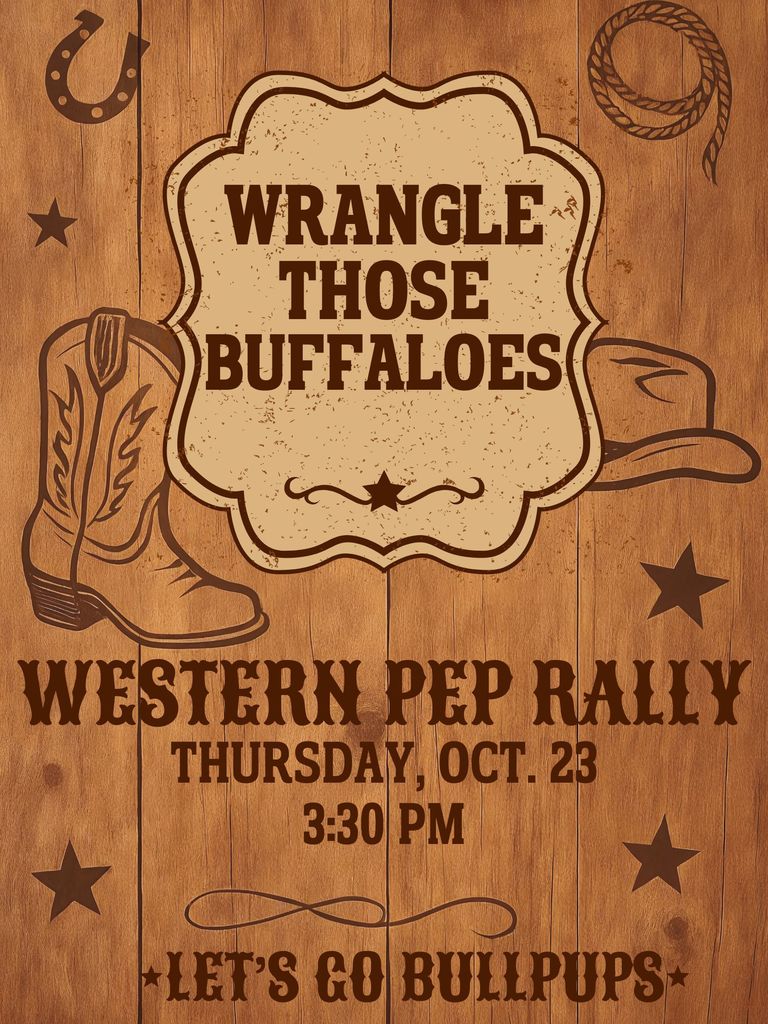 JH Pep Rally at 3:30 Thursday