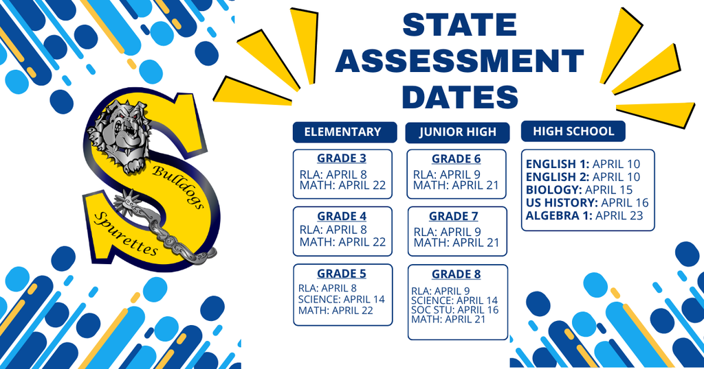 State Assessment Dates