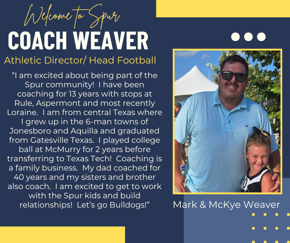 welcome to spur coach weaver
