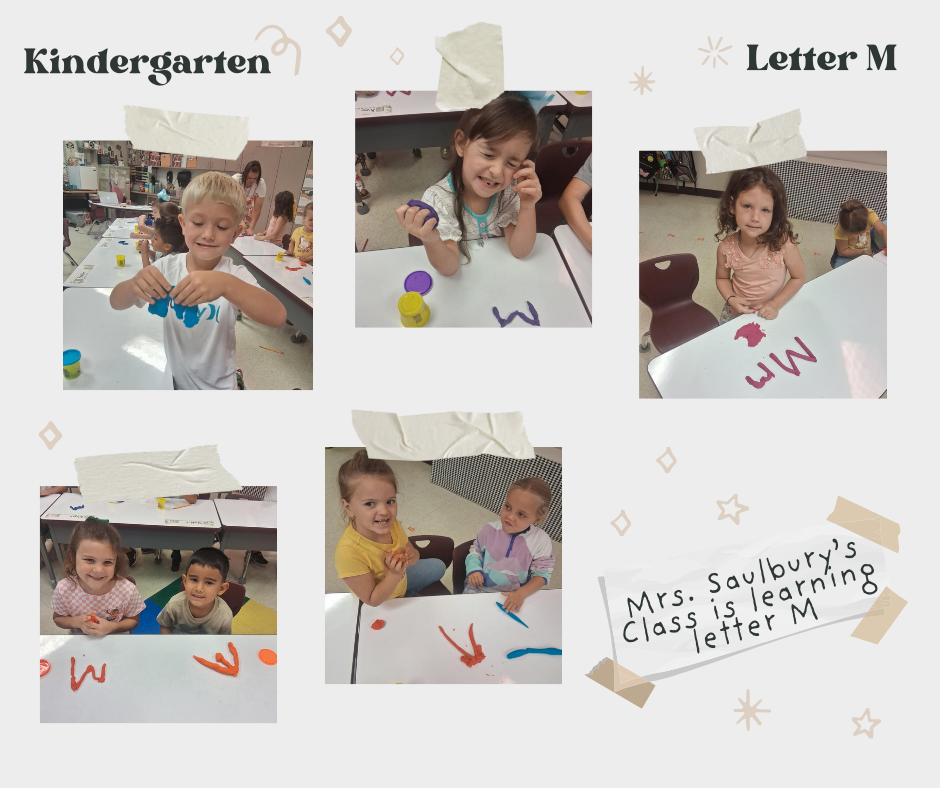Kindergarten letter m
