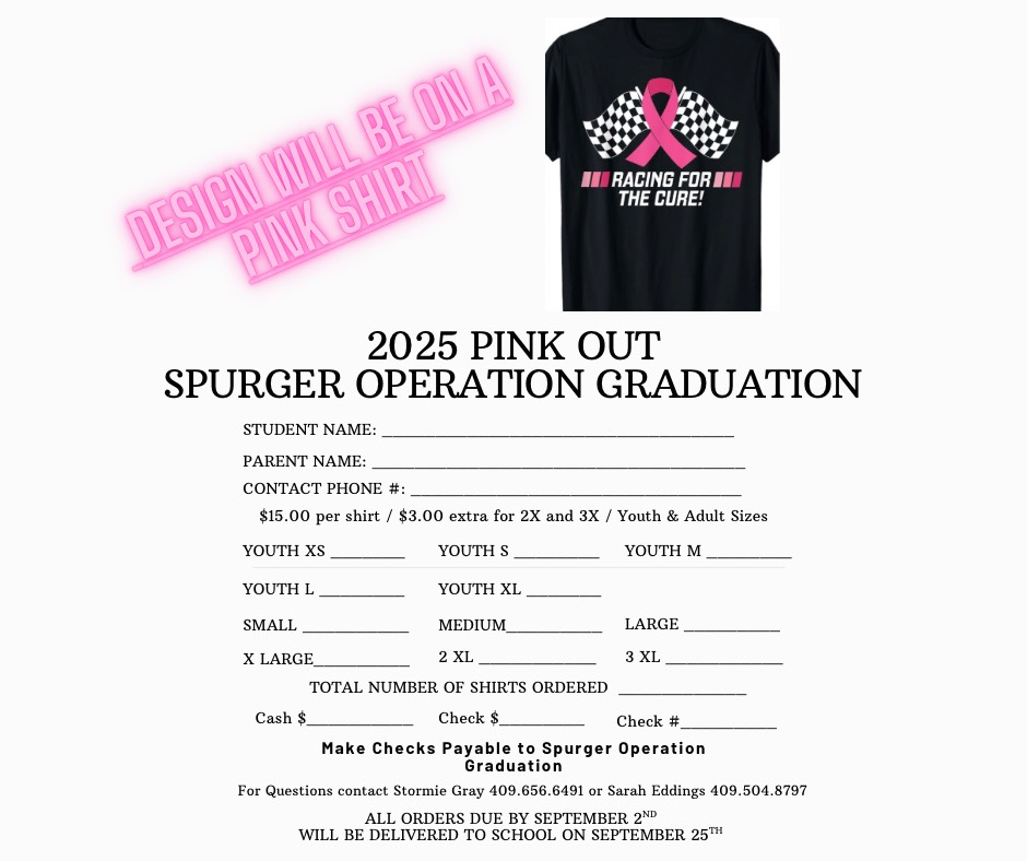 Pink out shirt