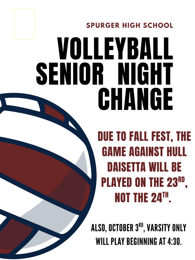 Updated Volleyball Schedule