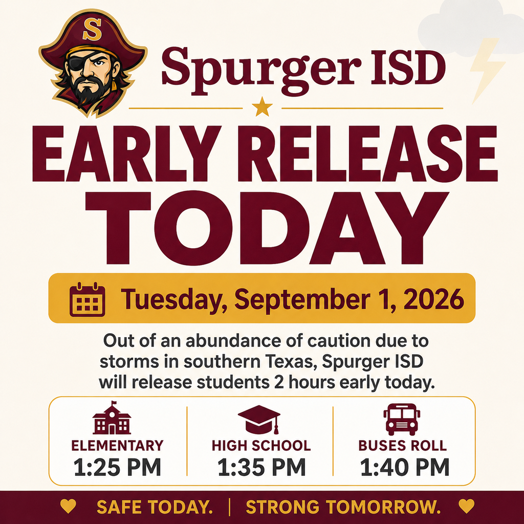 early release due to storms 9.1.26