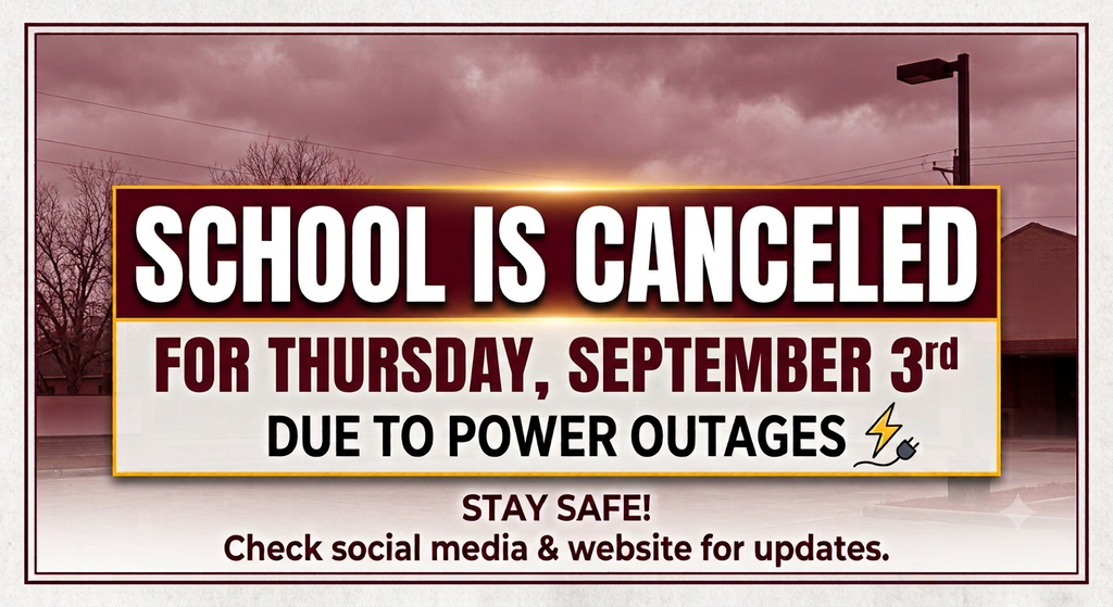 School closed a Thursday September 3rd